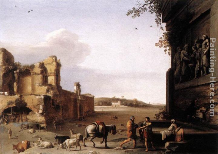 Ruins of Ancient Rome painting - Cornelis van Poelenburgh Ruins of Ancient Rome art painting